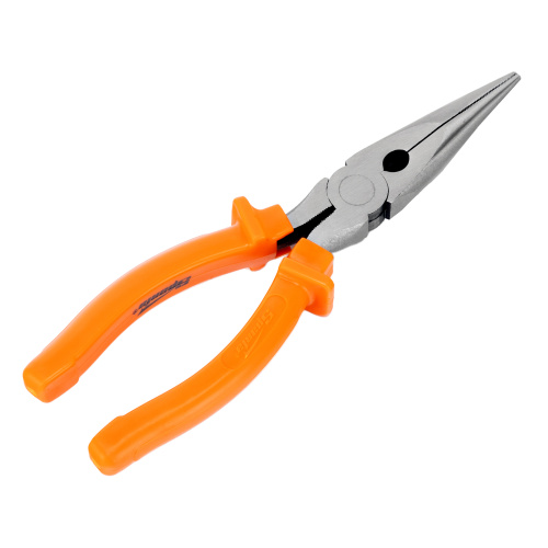 Длинногубцы прямые Classic, 200 мм, шлифованные, пластмассовые рукоятки Sparta по ценам производителя в Москве с доставкой по всей России