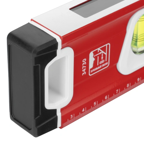 Уровень алюминиевый, магнит, фрезерованный, 3 глазка (1 зеркальный) 400 мм Matrix по ценам производителя в Москве с доставкой по всей России