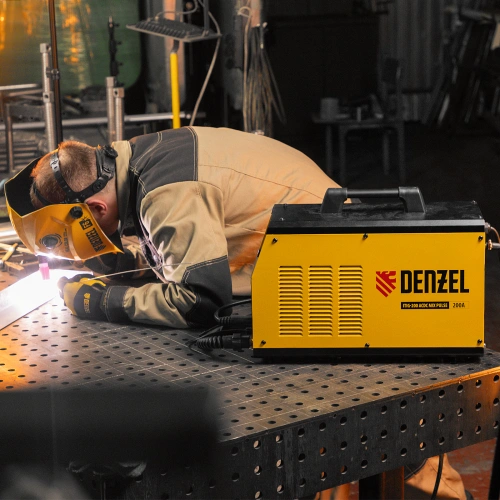 Аппарат инвертор. аргонодуговой сварки ITIG-200 ACDC Mix Pulse, 200 А, ПВ 60% Denzel по ценам производителя в Москве с доставкой по всей России