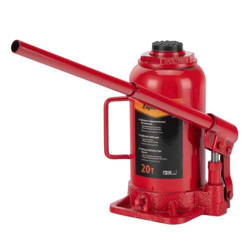 Домкрат гидравлический бутылочный, 20 т, h подъема 250-470 мм Sparta по ценам производителя в Москве с доставкой по всей России