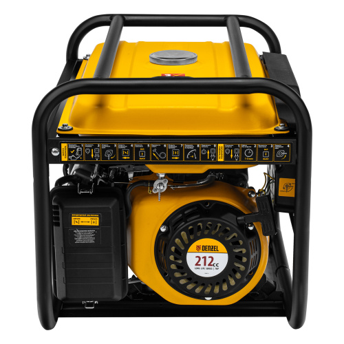 Генератор бензиновый PS 25, 2.5 кВт, 230 В, 15 л, ручной стартер Denzel по ценам производителя в Москве с доставкой по всей России