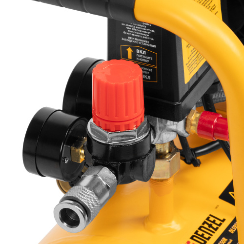 Компрессор DLS950/24 безмаслянный малошумный 950 Вт, 165 л/мин, ресивер 24 л Denzel по ценам производителя в Москве с доставкой по всей России