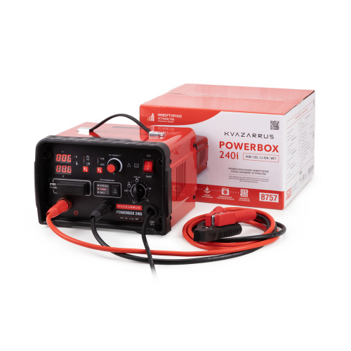 Инверторное пуско-зарядное устройство KVAZARRUS PowerBox 240i, таймер, цветная коробка купить в Москве с доставкой по всей России | ProtosMarket.ru