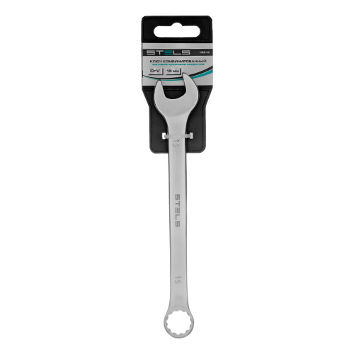 Ключ комбинированный, 15 мм, CrV, матовый хром Stels по ценам производителя в Москве с доставкой по всей России