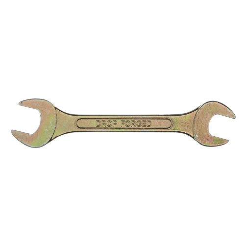 Ключ рожковый, 19 х 22 мм, желтый цинк Сибртех по ценам производителя в Москве с доставкой по всей России