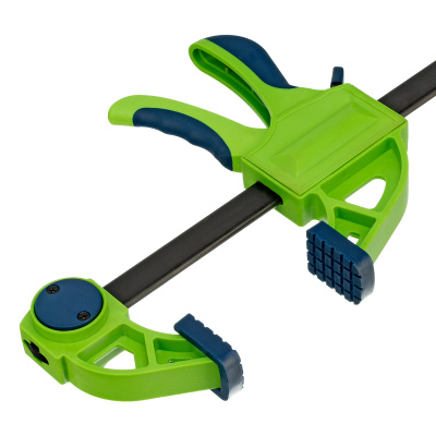 Струбцина F-образная, быстрозажимная, 300 х 70 х 540 мм, пластиковый корпус, фиксатор, двухкомпонентная рукоятка Сибртех по ценам производителя в Москве с доставкой по всей России