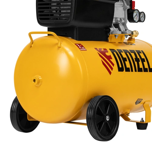 Компрессор воздушный, прямой привод DC1500/50, 1.5 кВт, 50 литров, 220 л/мин Denzel по ценам производителя в Москве с доставкой по всей России