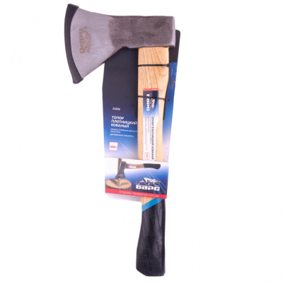 Топор плотницкий, кованый, деревянная рукоятка, 1000 г, пескоструйное покрытие полотна Барс по ценам производителя в Москве с доставкой по всей России