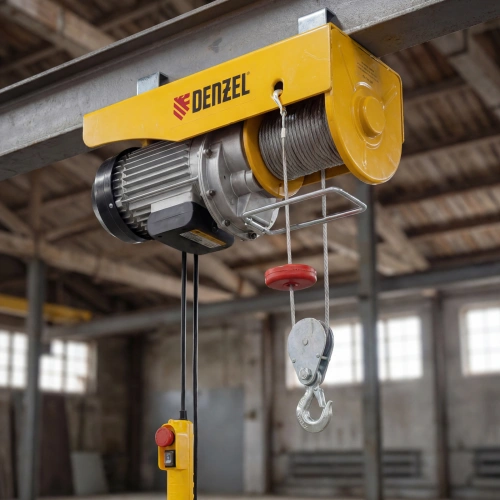 Тельфер электрический TF-1200,1.2 т, 1800 Вт, высота 12 м, 8 м/мин Denzel по ценам производителя в Москве с доставкой по всей России