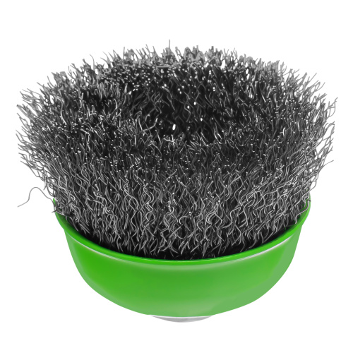 Щетка для УШМ, 65 мм, М14, "чашка", витая проволока 0.3 мм Сибртех по ценам производителя в Москве с доставкой по всей России