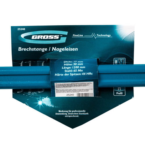 Лом-гвоздодер, двутавровый профиль, 1200х30х17 мм Gross по ценам производителя в Москве с доставкой по всей России