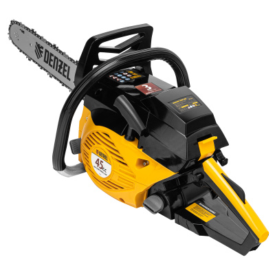 Пила цепная бензиновая DGS-4516, шина 40 см, 45 см3, 3 л.с, шаг 3/8, паз 1.3 мм, 57 звеньев Denzel купить в Москве с доставкой по всей России | ProtosMarket.ru