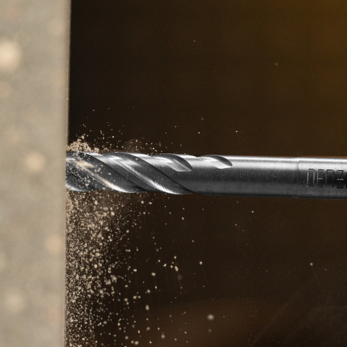 Бур по бетону, цельная крестовая пластина, 10x115 мм, SDS PLUS Denzel по ценам производителя в Москве с доставкой по всей России