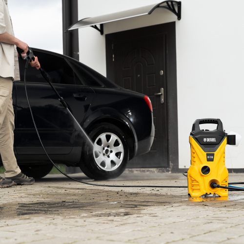 Моечная машина высокого давления R-110, 1500 Вт, 110 бар, 5,7 л/мин, переносная Denzel по ценам производителя в Москве с доставкой по всей России