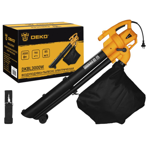 Воздуходувка-пылесос электрическая DEKO DKBL3000W по ценам производителя в Москве с доставкой по всей России