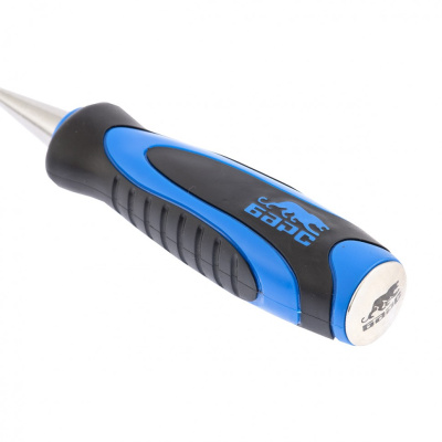 Долото-стамеска, плоская, 28 мм, двухкомпонентная рукоятка, металлический затыльник Барс по ценам производителя в Москве с доставкой по всей России