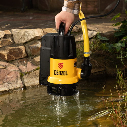 Дренажный насос DP800A, 800 Вт, подъем 5 м, 13000 л/ч Denzel по ценам производителя в Москве с доставкой по всей России