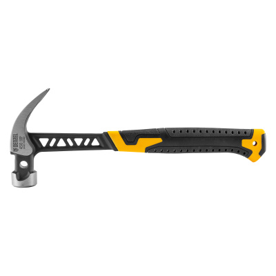 Молоток-гвоздодер 450 г, цельнокованый,боек с магнитом, двухкомп. обрезин. рук-ка Denzel по ценам производителя в Москве с доставкой по всей России