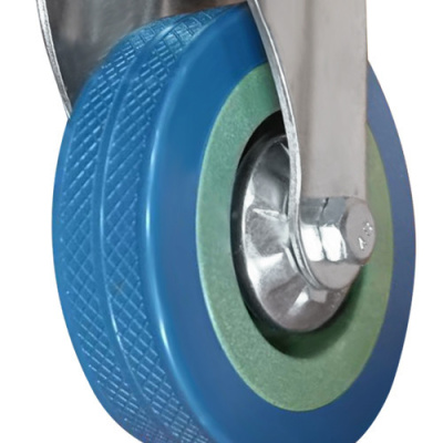 Аппаратная колесная опора с протектором на шинке SChgb 93 PVC по ценам производителя в Москве с доставкой по всей России