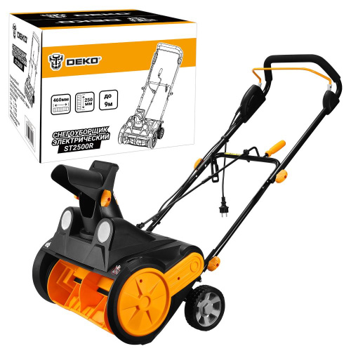 Снегоуборщик электрический DEKO ST2500R, 46см, 2500Вт, 2 фары по ценам производителя в Москве с доставкой по всей России
