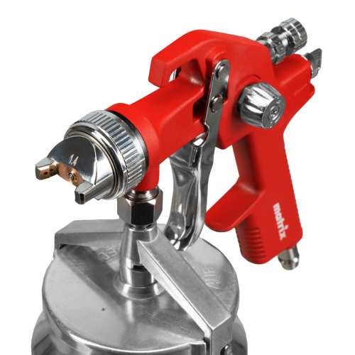 Краскораспылитель HVLP пневмат. с нижним бачком V= 1 л, сопло диаметром 1.4 мм Matrix по ценам производителя в Москве с доставкой по всей России