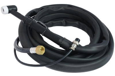 Горелка сварочная TIG  с газовым охлаждением WP-17 (2-pin, 4м) / Torch for TIG welding по ценам производителя в Москве с доставкой по всей России