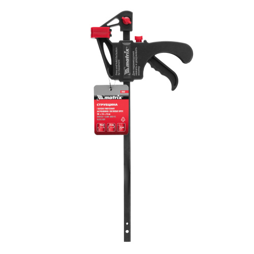 Струбцина универсальная F-образная, 200 х 315 х 45 мм, пластмассовый корпус Matrix по ценам производителя в Москве с доставкой по всей России