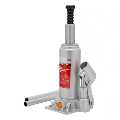 Домкрат гидравлический бутылочный, 4 т, h подъема 194-372 мм, в пластиковом кейсе Matrix по ценам производителя в Москве с доставкой по всей России