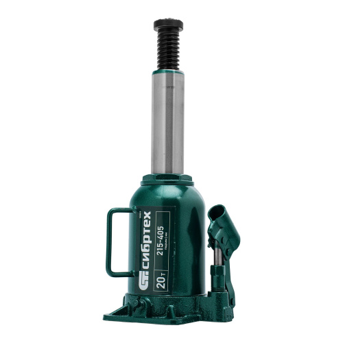 Домкрат гидравлический бутылочный, 20 т, 215-405 мм Сибртех по ценам производителя в Москве с доставкой по всей России