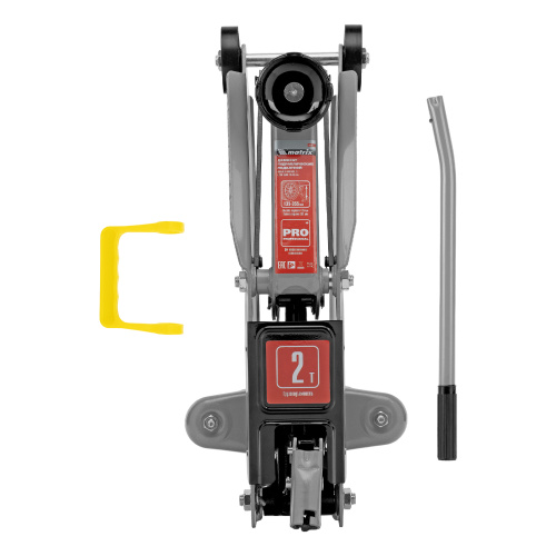 Домкрат гидравлический подкатной, 2 т, высота подъема 135-355 мм Matrix по ценам производителя в Москве с доставкой по всей России