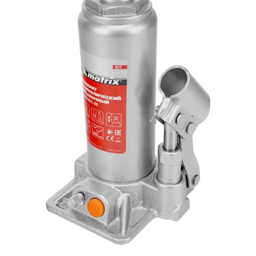 Домкрат гидравлический бутылочный, 4 т, h подъема 194-372 мм, в пластиковом кейсе Matrix по ценам производителя в Москве с доставкой по всей России