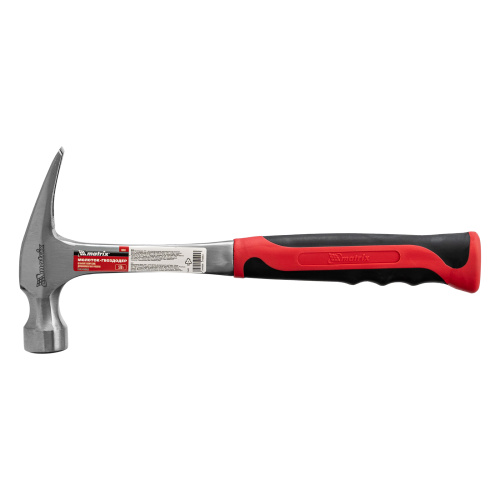 Молоток-гвоздодер, 570 г, цельнометаллический, двухкомпонентная рукоятка Matrix по ценам производителя в Москве с доставкой по всей России