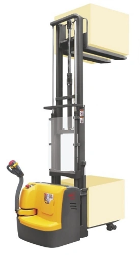 Штабелер самоходный 1,5 т 2,5 м XILIN CDDR15S двухуровневый (сопровождаемый) 24/240 В/Ач по ценам производителя в Москве с доставкой по всей России