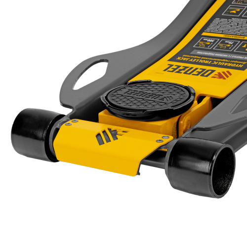 Домкрат гидравлический подкатной, 3 т, 75-500 мм, быстрый подъем, низкий подхват, проф. Denzel по ценам производителя в Москве с доставкой по всей России