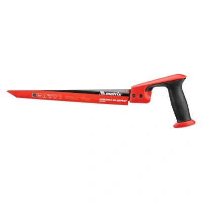 Ножовка по дереву выкружная, 300 мм, каленый зуб, двухкомпонентная рукоятка Matrix по ценам производителя в Москве с доставкой по всей России