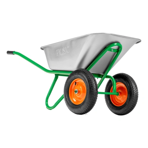 Тачка садово-строительная, 2-х колесная, усиленная, грузоподъемность 320 кг, объем 100 л Palisad по ценам производителя в Москве с доставкой по всей России