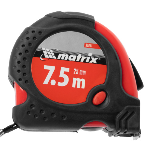 Рулетка Status Magnet fixation,7,5 м х 25 мм,обрезиненный корпус,зацеп с магнитом Matrix по ценам производителя в Москве с доставкой по всей России