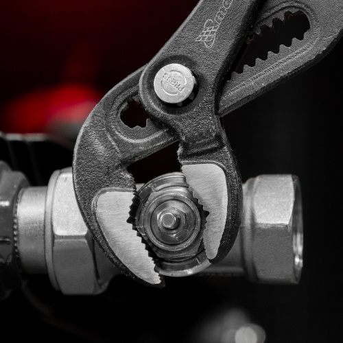 Клещи переставные 300 мм, кнопочный механизм, хром-ванадий, обливные рукоятки Matrix по ценам производителя в Москве с доставкой по всей России