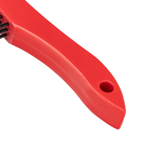 Щетка зачистная трехрядная, закаленная прямая проволока с пластиковой ручкой Matrix по ценам производителя в Москве с доставкой по всей России