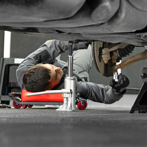 Домкрат гидравлический бутылочный, 4 т, h подъема 194-372 мм Matrix по ценам производителя в Москве с доставкой по всей России