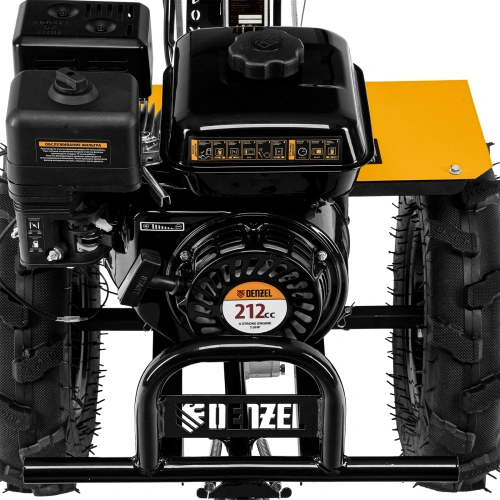 Мотоблок DPT-370X, 7 л.с, дисковое сцепление, ширина 90 см, глубина 35 см, фрез 3 х 4, ВОМ, передачи 3В/1Н Denzel по ценам производителя в Москве с доставкой по всей России