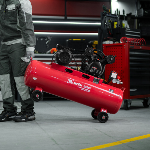 Компрессор воздушный ременный привод КР2500/80, 2,5 кВт, 80 литров, 420 л/мин МТХ по ценам производителя в Москве с доставкой по всей России