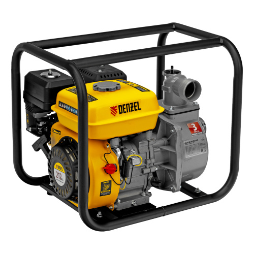Мотопомпа бензиновая для чистой воды PX-50, 7 л.с, 2", 600 л/мин, глубина 8 м, напор 30 м Denzel по ценам производителя в Москве с доставкой по всей России