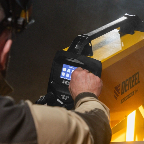 Аппарат инвертор. полуавтомат. сварки MultiMIG-200DP Synergy Double Pulse, 200 А, ПВ 80% Denzel по ценам производителя в Москве с доставкой по всей России