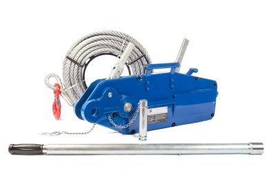 Лебедка рычажная тросовая TOR МТМ 3200 3,2 т L=20м (стальной корпус) по ценам производителя в Москве с доставкой по всей России