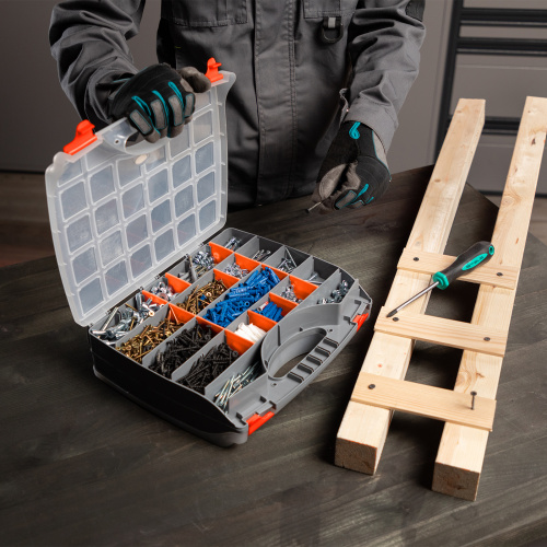 Органайзер двухсторонний 325 x 280 x 85 мм, пластик Stels по ценам производителя в Москве с доставкой по всей России