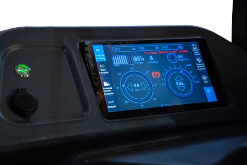 Ричтрак электрический с кабиной XILIN 2,0 т 11,1 м CQD20-D с камерой, быстрым подъемом и весами купить в Москве с доставкой по всей России | ProtosMarket.ru