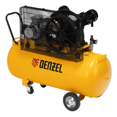Компрессор воздушный рем. привод BCV 4000-T/200, 4,0 кВт, 200 литров, 690 л/мин Denzel по ценам производителя в Москве с доставкой по всей России