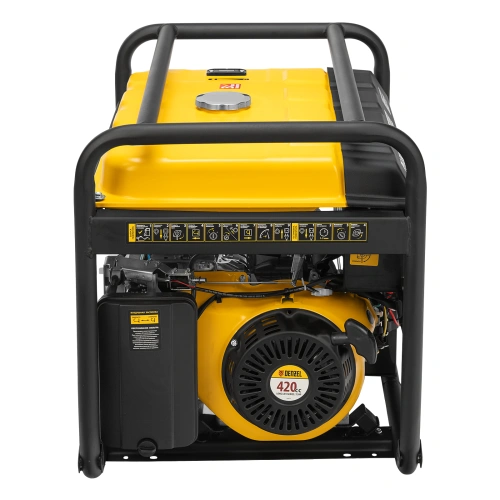 Генератор бензиновый PS 55 EA, 5.5 кВт, 230 В, 25 л, коннектор автоматики, электростартер Denzel по ценам производителя в Москве с доставкой по всей России