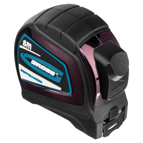 Рулетка "Doppelhaken",8 м x 25 мм,двухсторонний зацеп,Нейлон,двусторонняя шкала,автоматическая фиксация Gross по ценам производителя в Москве с доставкой по всей России